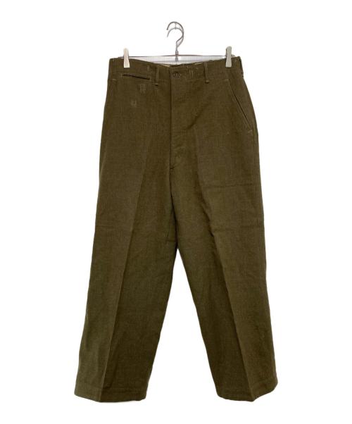 日本軍（ニホングン）日本軍 (ニホングン) ミリタリーパンツ オリーブ サイズ:W33の古着・服飾アイテム