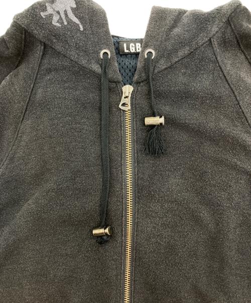 L.G.B（ルグランブルー）L.G.B (ルグランブルー) ジップパーカー ブラック サイズ:1の古着・服飾アイテム
