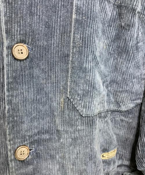 stussy（ステューシー）stussy (ステューシー) コーデュロイカバーオール ネイビー サイズ:Lの古着・服飾アイテム