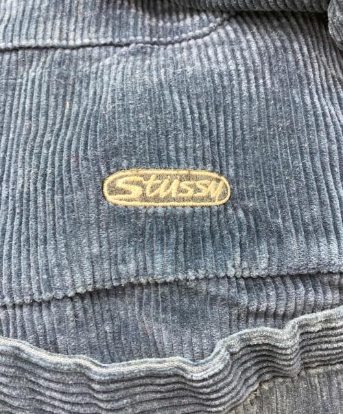 stussy（ステューシー）stussy (ステューシー) コーデュロイカバーオール ネイビー サイズ:Lの古着・服飾アイテム