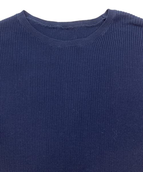 Spick and Span（スピック＆スパン）Spick and Span (スピック＆スパン) SESIAクルーリブニット ネイビー サイズ:- 未使用品の古着・服飾アイテム