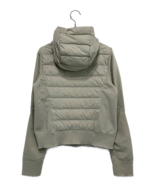 LULULEMON（ルルレモン）LULULEMON (ルルレモン) フーデッド切替ダウンジャケット ベージュ サイズ:4の古着・服飾アイテム