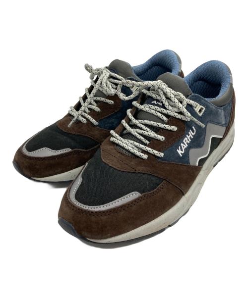 KARHU（カルフ）KARHU (カルフ) ローカットスニーカー ブラウン サイズ:US７の古着・服飾アイテム