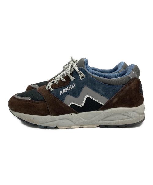 KARHU（カルフ）KARHU (カルフ) ローカットスニーカー ブラウン サイズ:US７の古着・服飾アイテム