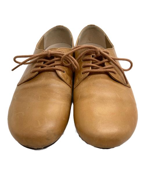 BIRKENSTOCK（ビルケンシュトック）BIRKENSTOCK (ビルケンシュトック) レザーシューズ ベージュ サイズ:23.0の古着・服飾アイテム