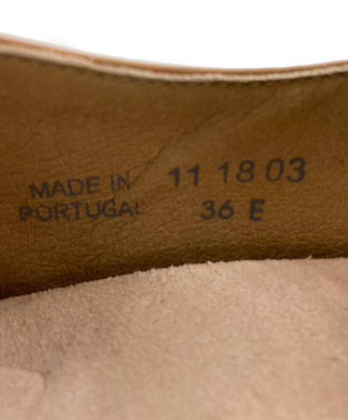 BIRKENSTOCK（ビルケンシュトック）BIRKENSTOCK (ビルケンシュトック) レザーシューズ ベージュ サイズ:23.0の古着・服飾アイテム