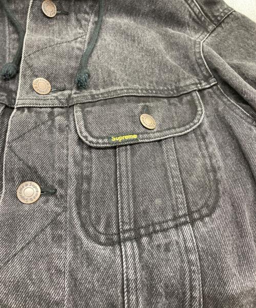 SUPREME（シュプリーム）SUPREME (シュプリーム) Hooded Denim Jacket フーデットデニムジャケット ブラック サイズ:Sの古着・服飾アイテム