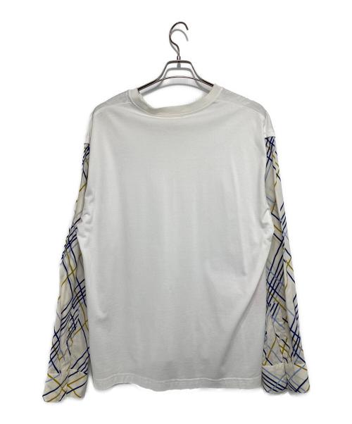 MARNI（マルニ）MARNI (マルニ) アームデザイン ロングスリーブカットソー ホワイト サイズ:SIZE 44の古着・服飾アイテム