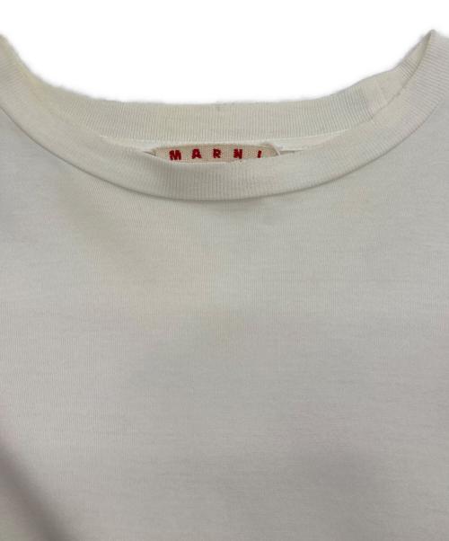 MARNI（マルニ）MARNI (マルニ) アームデザイン ロングスリーブカットソー ホワイト サイズ:SIZE 44の古着・服飾アイテム