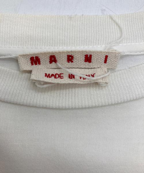 MARNI（マルニ）MARNI (マルニ) アームデザイン ロングスリーブカットソー ホワイト サイズ:SIZE 44の古着・服飾アイテム