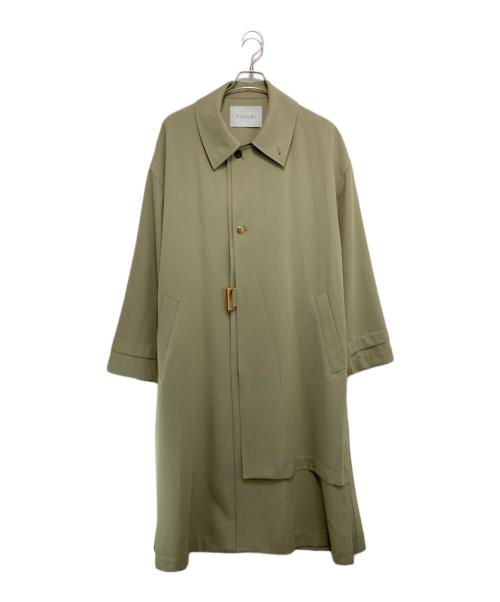 CULLNI（クルニ）CULLNI (クルニ)  Tie LockeLayeredn Coat レイヤードタイロッケンコート グリーン サイズ:SIZE 2の古着・服飾アイテム