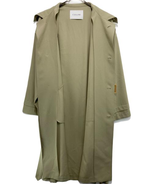 CULLNI（クルニ）CULLNI (クルニ)  Tie LockeLayeredn Coat レイヤードタイロッケンコート グリーン サイズ:SIZE 2の古着・服飾アイテム