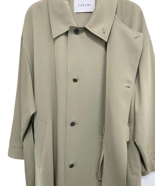 CULLNI（クルニ）CULLNI (クルニ)  Tie LockeLayeredn Coat レイヤードタイロッケンコート グリーン サイズ:SIZE 2の古着・服飾アイテム