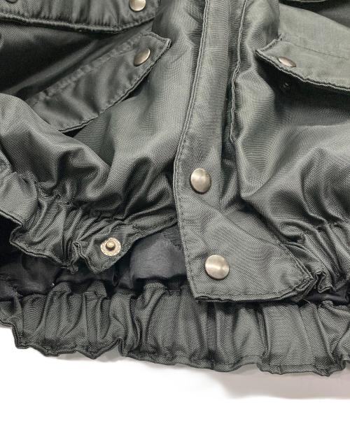 ROAN PANCHOS（ロアン パンチョス）ROAN PANCHOS (ロアン パンチョス) マルチポケット中綿ブルゾン ブラック サイズ:-の古着・服飾アイテム
