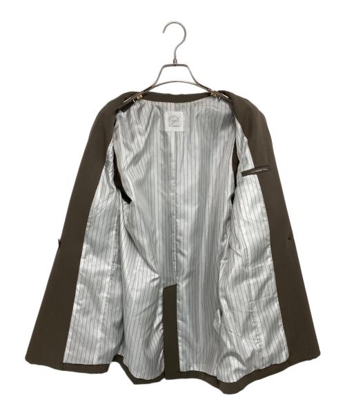 crewre（クルーレ）crewre (クルーレ) ダブルジャケット ベージュ サイズ:2の古着・服飾アイテム