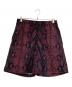 BUENA VISTA（ブエナビスタ）の古着「BV baggy shorts python」｜レッド×ブラック