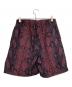 BUENA VISTA (ブエナビスタ) BV baggy shorts python レッド×ブラック サイズ:XL：6000円