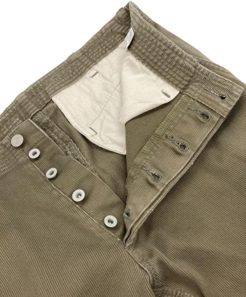 SASSAFRAS（ササフラス）SASSAFRAS (ササフラス) コーデュロイパンツ オリーブ サイズ:XLの古着・服飾アイテム
