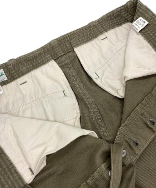 SASSAFRAS（ササフラス）SASSAFRAS (ササフラス) コーデュロイパンツ オリーブ サイズ:XLの古着・服飾アイテム