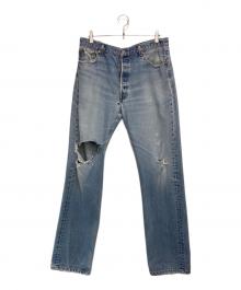 LEVI'S（リーバイス）の古着「90ｓ 501XX 1501-0117 ダメージデニムパンツ」｜インディゴ