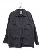 WAXワックス）の古着「Fatigue jacket」｜ネイビー