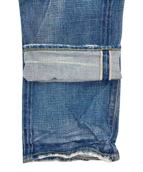 RRL（ダブルアールエル）RRL (ダブルアールエル) ダメージ加工セルビッジデニムパンツ インディゴ サイズ:32の古着・服飾アイテム