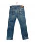 RRL (ダブルアールエル) ダメージ加工セルビッジデニムパンツ インディゴ サイズ:32：14000円