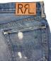 中古・古着 RRL (ダブルアールエル) ダメージ加工セルビッジデニムパンツ インディゴ サイズ:32：14000円