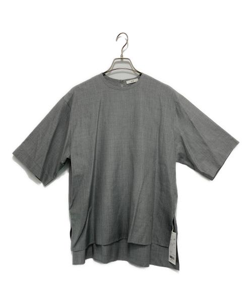 ATON（エイトン）ATON (エイトン) SILK TROPICAL HALF SLEEVE SHIRT シルクトロピカルハーフスリーブシャツ グレー サイズ:SIZE 1(36)の古着・服飾アイテム