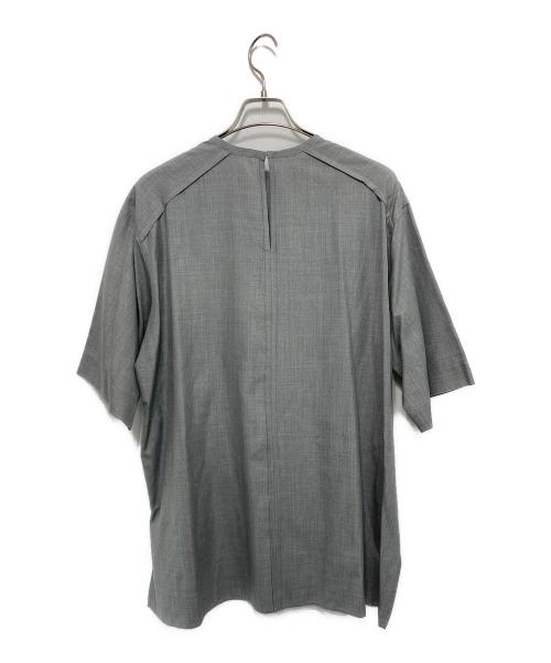 ATON（エイトン）ATON (エイトン) SILK TROPICAL HALF SLEEVE SHIRT シルクトロピカルハーフスリーブシャツ グレー サイズ:SIZE 1(36)の古着・服飾アイテム