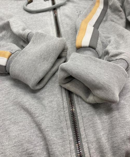 DOLCE & GABBANA（ドルチェ＆ガッバーナ）DOLCE & GABBANA (ドルチェ＆ガッバーナ) サイドライン スウェットジップパーカー グレー サイズ:SIZE 50の古着・服飾アイテム