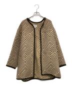 STEVEN ALANスティーブンアラン）の古着「JACQUARD JACKET」｜ブラウン