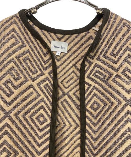 STEVEN ALAN（スティーブンアラン）STEVEN ALAN (スティーブンアラン) JACQUARD JACKET ブラウン サイズ:sの古着・服飾アイテム