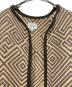 中古・古着 STEVEN ALAN (スティーブンアラン) JACQUARD JACKET ブラウン サイズ:s：6000円