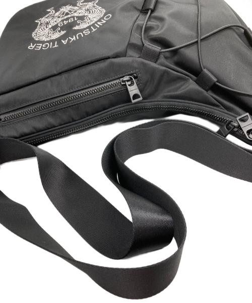 Onitsuka Tiger（オニツカタイガー）Onitsuka Tiger (オニツカタイガー) MESSENGER BAG メッセンジャーバッグ ブラックの古着・服飾アイテム
