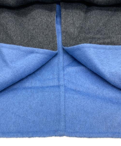 SIMPLICITE（シンプリシテ）SIMPLICITE (シンプリシテ) S120ブレンドリバーシブルコート グレー×ブルー サイズ:Mの古着・服飾アイテム