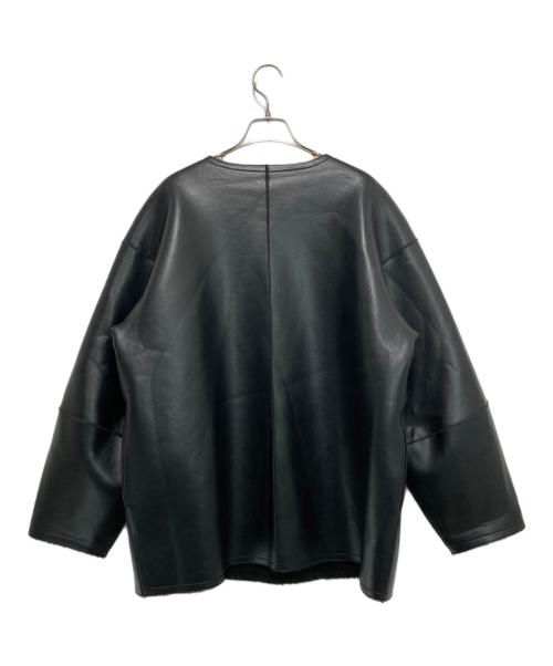 JOURNAL STANDARD relume（ジャーナルスタンダード レリューム）JOURNAL STANDARD relume (ジャーナルスタンダード レリューム) リバーシブルフェイクレザーコート ブラック サイズ:FREEの古着・服飾アイテム