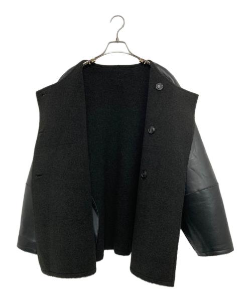 JOURNAL STANDARD relume（ジャーナルスタンダード レリューム）JOURNAL STANDARD relume (ジャーナルスタンダード レリューム) リバーシブルフェイクレザーコート ブラック サイズ:FREEの古着・服飾アイテム