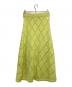 BORDERS at BALCONY (ボーダーズアットバルコニー) SPRING CHUNKY KNIT SKIRT イエロー サイズ:36：8000円