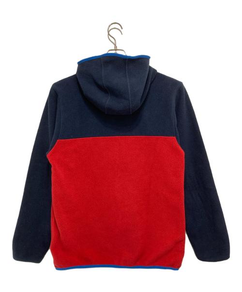 Patagonia（パタゴニア）Patagonia (パタゴニア) Men's Lightweight Synchilla Snap-T Hoody ネイビー×レッド サイズ:Mの古着・服飾アイテム