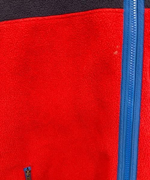 Patagonia（パタゴニア）Patagonia (パタゴニア) Men's Lightweight Synchilla Snap-T Hoody ネイビー×レッド サイズ:Mの古着・服飾アイテム