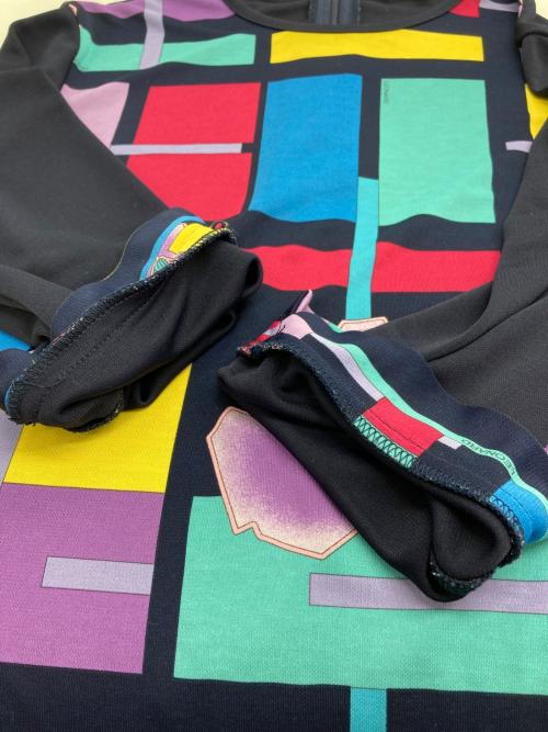 LEONARD SPORT（レオナール スポーツ）LEONARD SPORT (レオナール スポーツ) 総柄七分ブラウス マルチカラー サイズ:38の古着・服飾アイテム