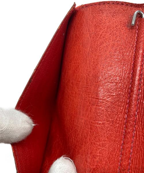 HERMES（エルメス）HERMES (エルメス) オーストリッチ アジェンダ手帳カバー レッドの古着・服飾アイテム
