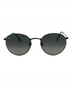 RAY-BANレイバン）の古着「ROUND FLAT LENSES　サングラス」｜ブラック