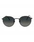 RAY-BAN（レイバン）の古着「ROUND FLAT LENSES　サングラス」｜ブラック