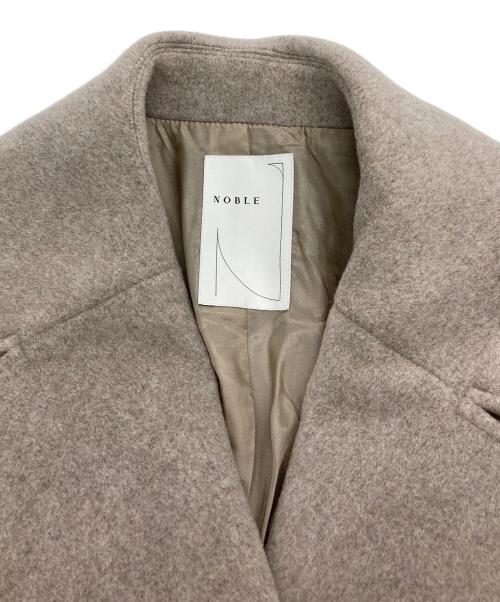 Noble（ノーブル）Noble (ノーブル) MTRビッグカラーコート ベージュ サイズ:36の古着・服飾アイテム