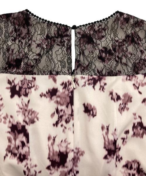 HER LIP TO（ハーリップトゥ）HER LIP TO (ハーリップトゥ) Grasse Floral Pleated Dress ベージュ サイズ:Mの古着・服飾アイテム