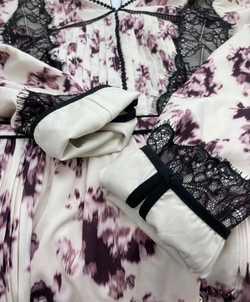 HER LIP TO（ハーリップトゥ）HER LIP TO (ハーリップトゥ) Grasse Floral Pleated Dress ベージュ サイズ:Mの古着・服飾アイテム