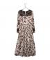 HER LIP TO (ハーリップトゥ) Grasse Floral Pleated Dress ベージュ サイズ:M：14000円