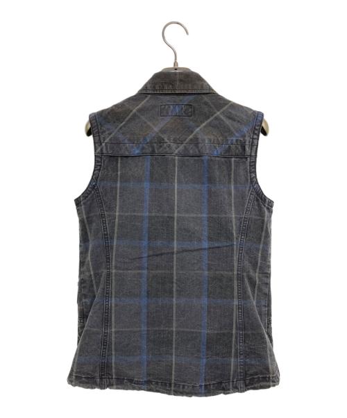 hysteric（ヒステリック）HYSTERIC (ヒステリック) チェックベスト グレー サイズ:FREEの古着・服飾アイテム